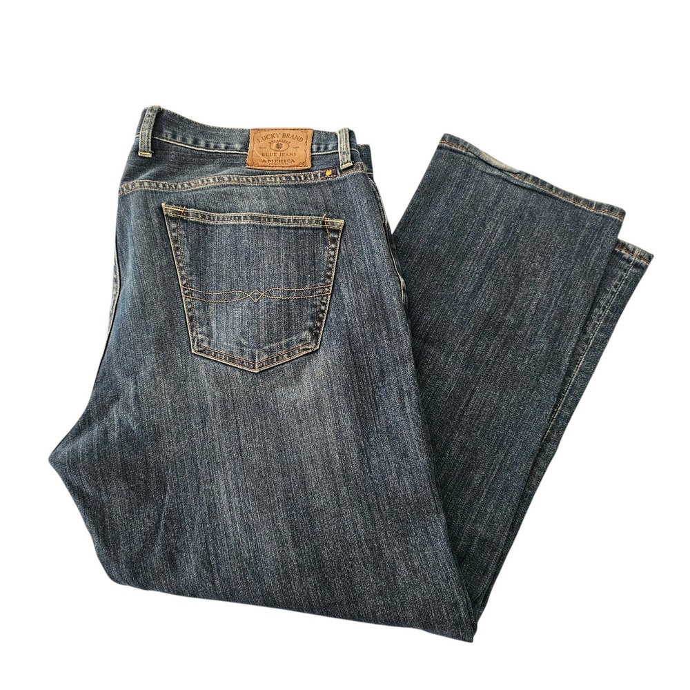 Lucky Brand Mens 221 Original Straight Jeans Medium Wash Denim 40x30‎